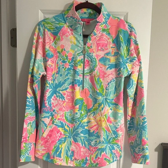 Lilly Pulitzer Skipper Popover Quarter-Zip - Picture 1 of 5